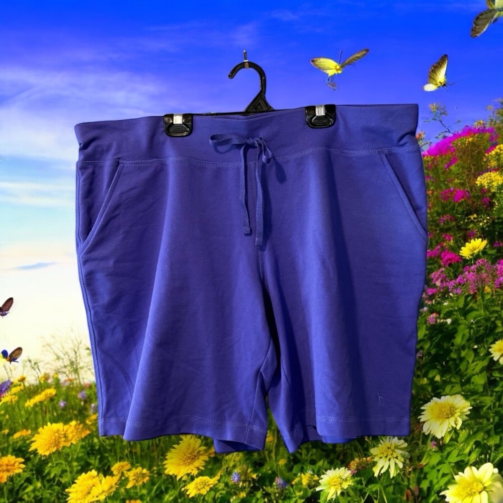 Danskin Now Vibrant Purple Casual Shorts